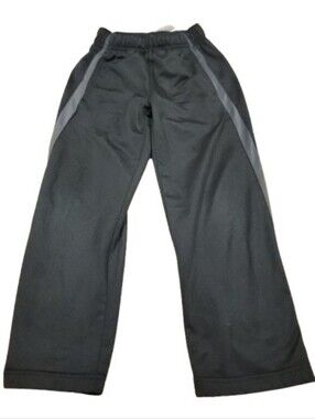 Energy Zone Pull On Elastic Sweatpants Toddler Boys Size XS 4/5 Black Gray
